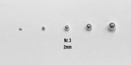 zilveren bol 2mm
