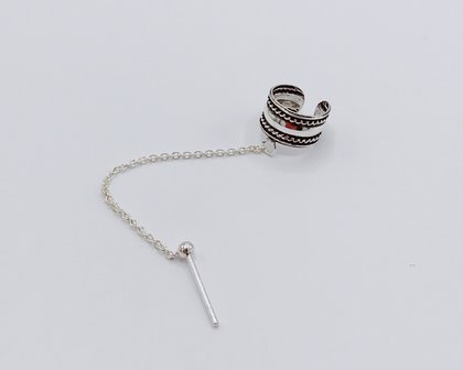 earcuff met ketting 1