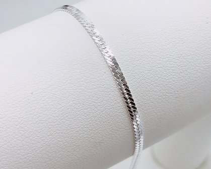 armband platte snake schakel