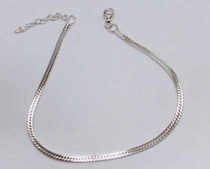 armband platte snake schakel