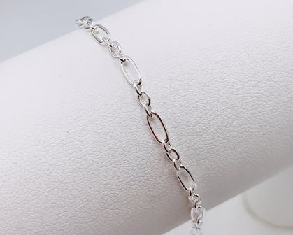 armband met grote en kleine schakel