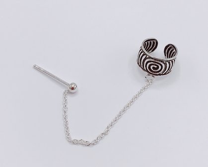 earcuff met ketting 4