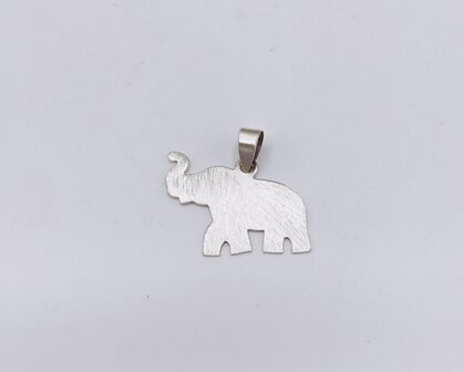hanger met olifant in diamond brush