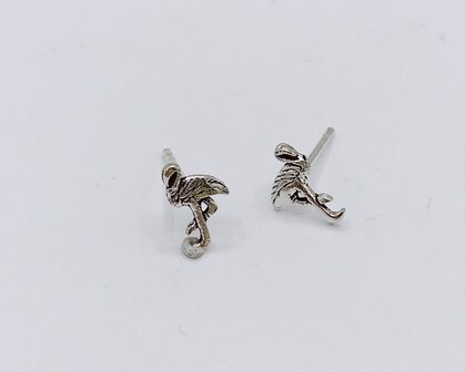 oorbellen mini flamingo