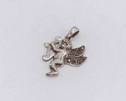 zilveren hanger &quot;Cupido&quot;