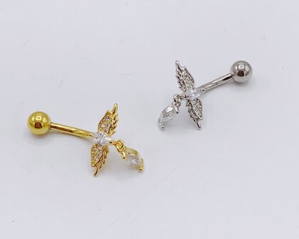navelpiercing &#039;wings&#039;