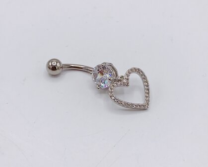 navelpiercing &quot;heart&quot;