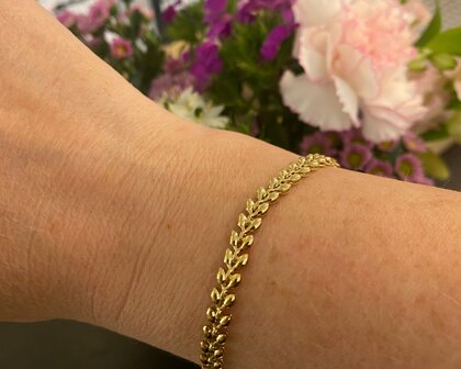 armband met blaadjes