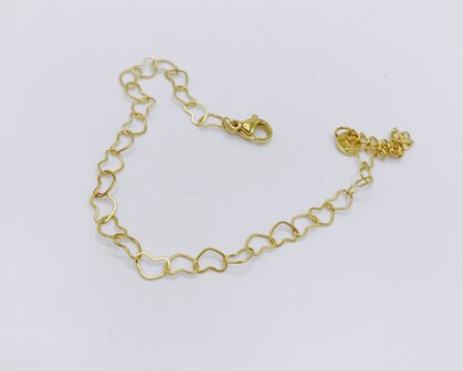 Armband hartjes
