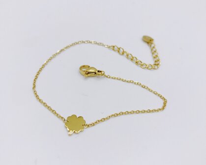 armband met klein klavertje