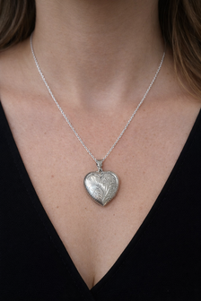 vintage medaillon hart