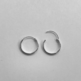 zilveren ringetjes 12 mm