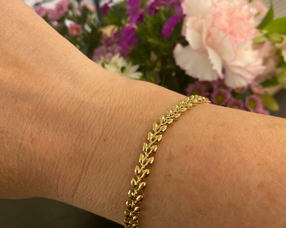 armband met blaadjes