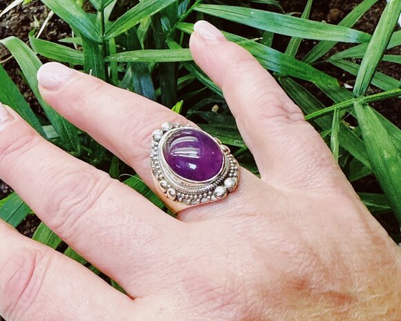 ring met amethist