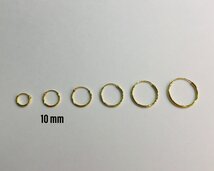 vergulde ringetjes 10mm