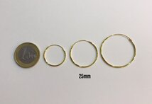 vergulde ringetjes 25 mm