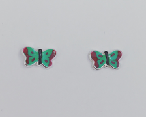 oorbellen met vlinders