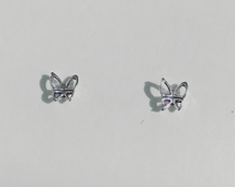 oorbellen mini vlinder