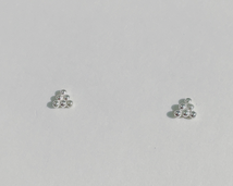 oorbellen driehoek bolletjes