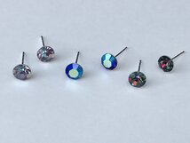 oorbellen stekers rainbow colors 6 mm oorbellen stekers rainbow colors 6 mm