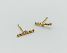 oorbellen verguld bamboo oorbellen verguld bamboo