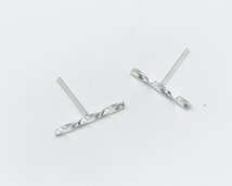 oorbellen getorste staafjes