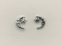 oorbellen maan met gezicht