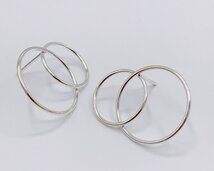 oorbellen met 2 open rondes oorbellen met 2 open rondes