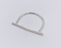 ring met rechte staaf ring met rechte staaf