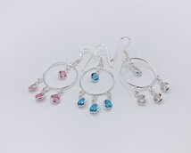 oorbellen met open rondje en zirconia steentjes