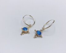 ringetjes me turkoois steentjes