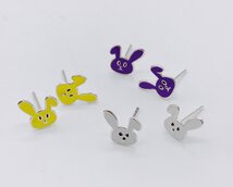 oorbellen met konijnen