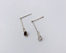 oorbellen staafje met 1 steentje