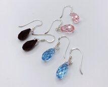 oorbellen met een geslepen druppel