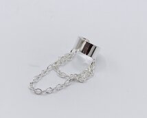earcuff met 2 kettingen