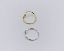 neusringetje met bolletje 10mm