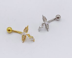 navelpiercing 'wings'