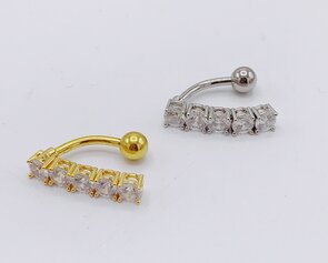 navelpiercing " upside down "