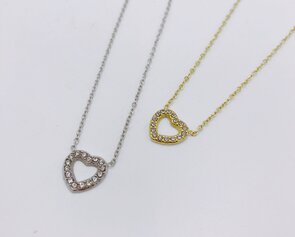 ketting harte en zirconia steentjes